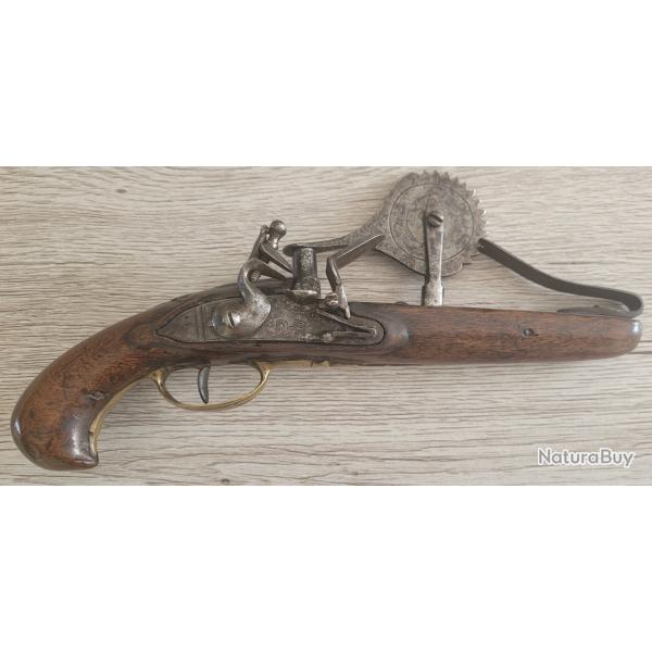 Rare pistolet pour tester les poudres XVIII me sicle.