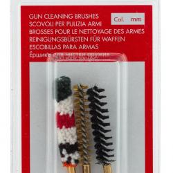Set de 3 brosses STILCRIN - Laine/Nylon/Laiton Cal. 7,5mm - 1/8"