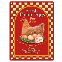 Plaque en métal Fresh Farm