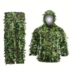 Costume de Camouflage Ghillie Adulte Chasse observation Vert
