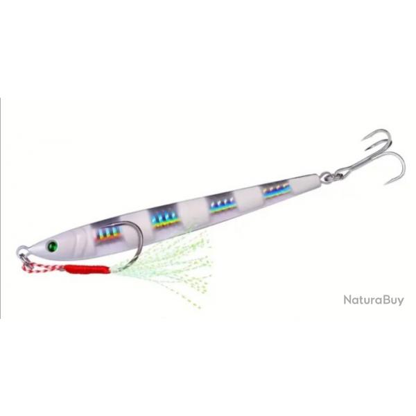 Jig PROBEROS blanc  /argent 60G