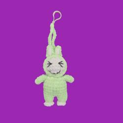 Labubu Porte Clés Amigurumi Crochet Peluche Fait Main Neuf * LIVRAISON GRATUITE *