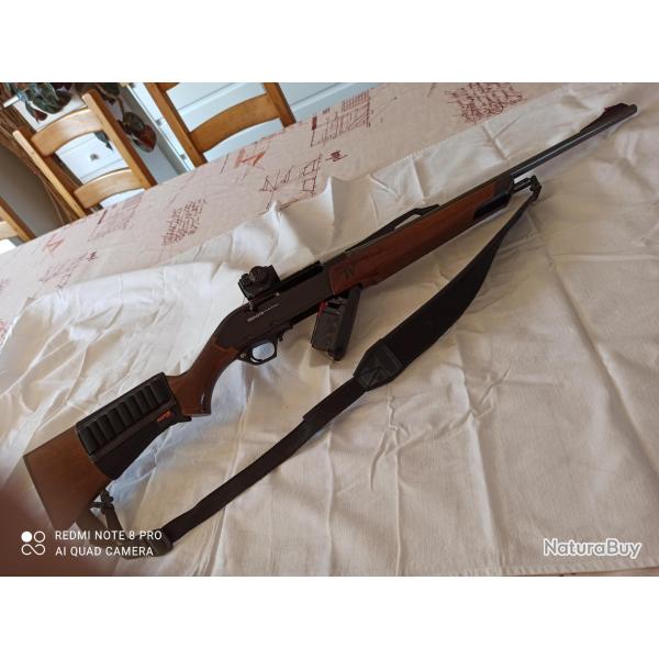 carabine winchester sxr vulcan calibre 30.06 avec aimpoint H1  2MAO BRETEL+ ETUI + 1 BOITE DE BALLES