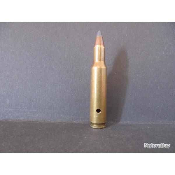 UNE  CARTOUCHE CAL. 222 REMINGTON  NEUTRALISEE