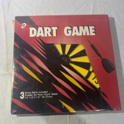 Jeu de fléchettes anglais neuf - Cible 27cm + 3 fléchettes laiton