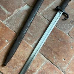 Baïonnette française Berthier 1892 1er type - WW1