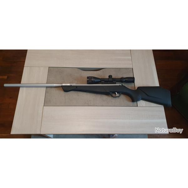 *RARE* Crosman Silverfox NP 4.5mm , 19.2 joules + Lunette Centerpoint 3-9x40 + montage monobloc