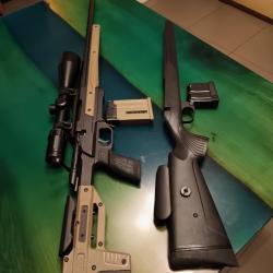Tikka t3x calibre 308 châssis oryx aluminium