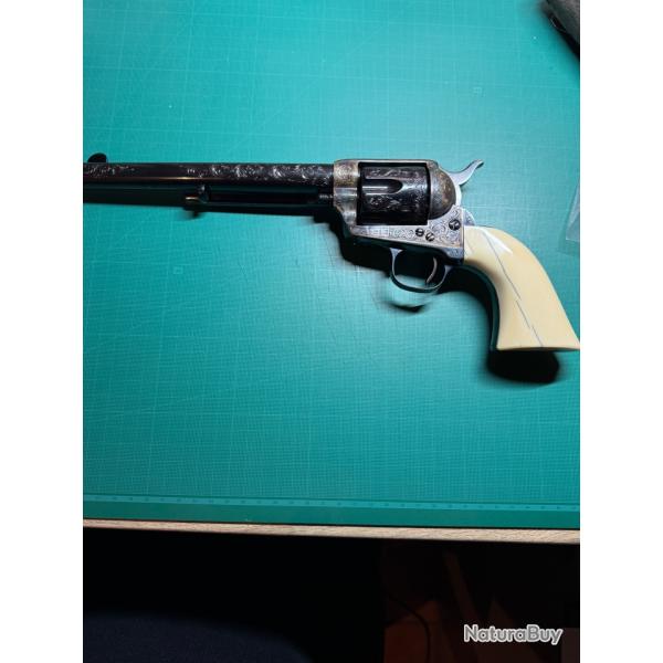 Colt saa 1873 calibre 44 40 grav tat proche du neuf gravures magnifique