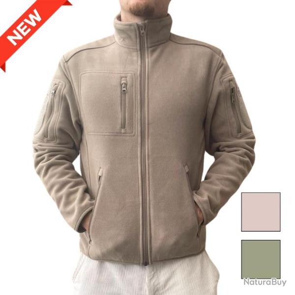 Polaire Militaire GK DUTYCALL - Isolation Thermique et Renfort Cordura 500 Vert, XXL