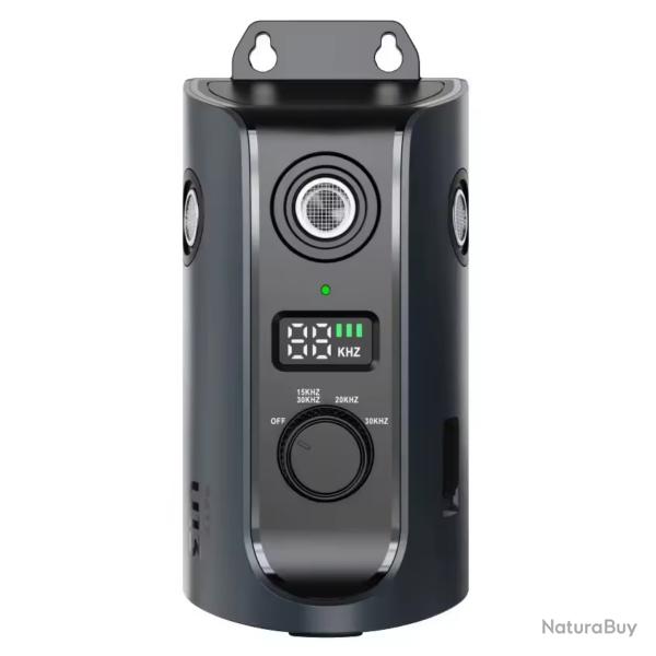 Dispositif Anti-Aboiement  Ultrasons Solaire Rechargeable | tanche IPX5, 15m Porte, 118 dB