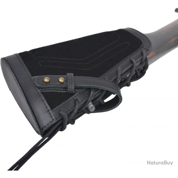 Busc de crosse 100% cuir ambidextre - noir - LIVRAISON GRATUITE