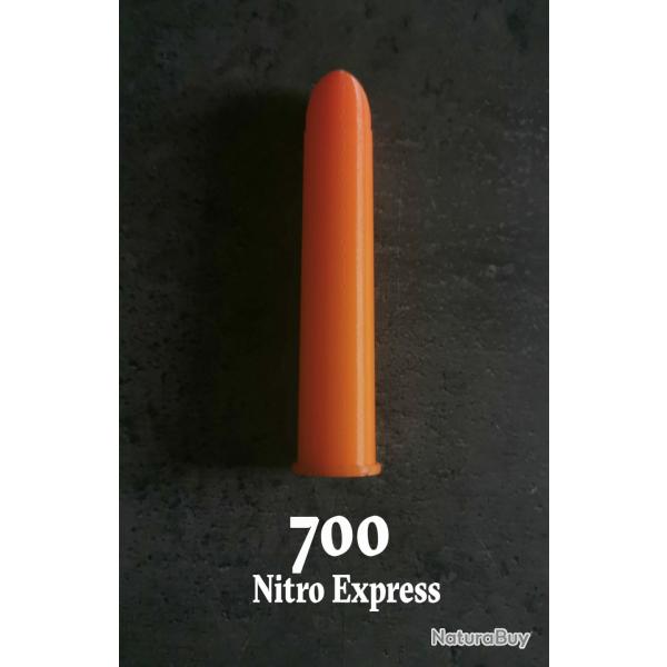 Lot de 3 Douilles amortisseur, tir  sec calibre 700 Nitro Express