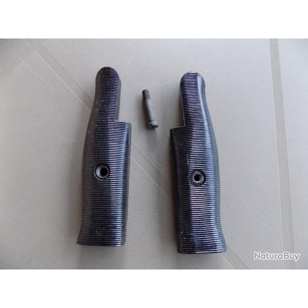 Paire de plaquettes avec vis pour baonnette U.S.M1 + 1905-42 +1905 E1 (Raccourcie)