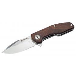 Boker Couteau Heroína - Lame 72mm - Manche Guyacan - Clip