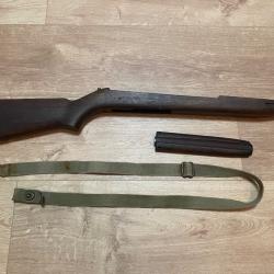 Crosse USM1 Underwood ww2 - marquage G.H.D. / U.E.F. - avec garde-main et sangle authentique