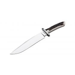 Couteau Boker El Gigante 2.0 Stag - Lame 235mm - Manche Bois de cerf - Etui Cuir