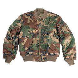 Opé Tactique !! Blouson MA1 Bombers Woodland Miltec Taille XL