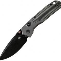 Couteau Vosteed Psyop Lame Acier S35VN Manche Micarta/Titane Top Liner Lock IKBS VOSA2219