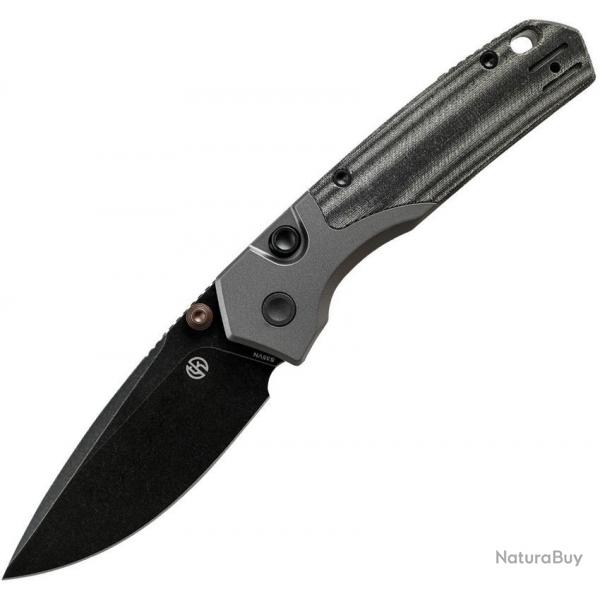 Couteau Vosteed Psyop Lame Acier S35VN Manche Micarta/Titane Top Liner Lock IKBS VOSA2219