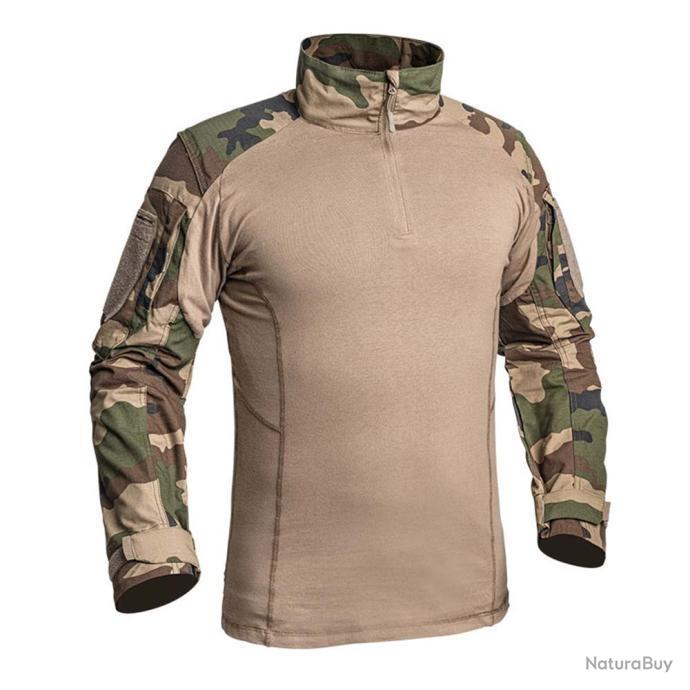 Chemise Tactique Camouflage Multicam KRYDEX Taille XL - Manches Longues, Col Zippé - Occasion
