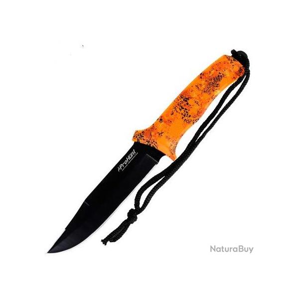 Dague Keiler Pro Hunt - Manche caoutchouc