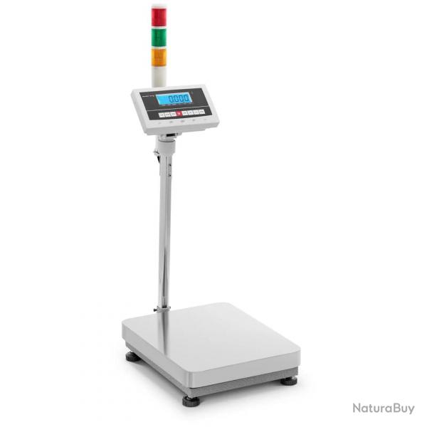 Balance plateforme professionnelle industrielle pse-colis 300 kg / 0,005 kg 40 x 50 cm kg/lb acier