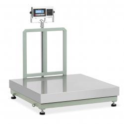Balance plateforme professionnelle industrielle pèse-colis 300 kg / 0,02 kg 100 x 100 cm gris 14_00