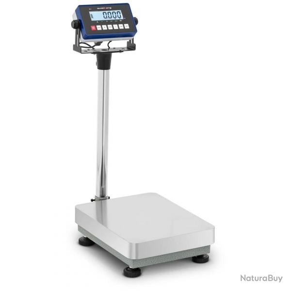 Balance plateforme professionnelle industrielle pse-colis 60 kg / 0,002 kg 30 x 40 cm kg/lb acier