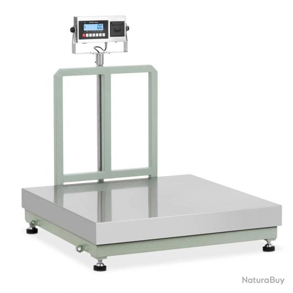 Balance plateforme professionnelle industrielle pse-colis 500 kg / 0,05 kg 100 x 100 cm gris 14_00