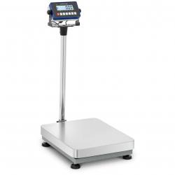 Balance plateforme professionnelle industrielle pèse-colis 300 kg / 0,01 kg 40 x 50 cm kg/lb acier