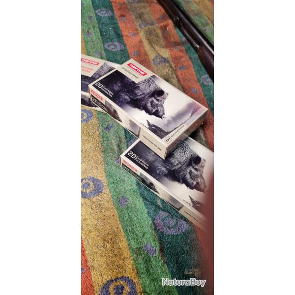 LOT TROIS BOITES NORMA MEDIUM GAME CALIBRE 7X64
