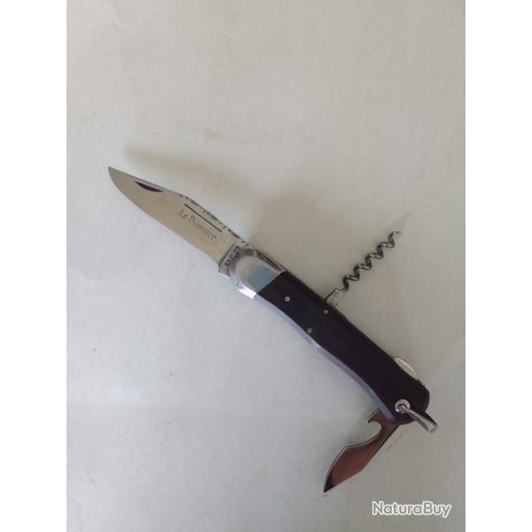 Couteau pliant Le pionnier spcial Chasse  3 pices en palissandre