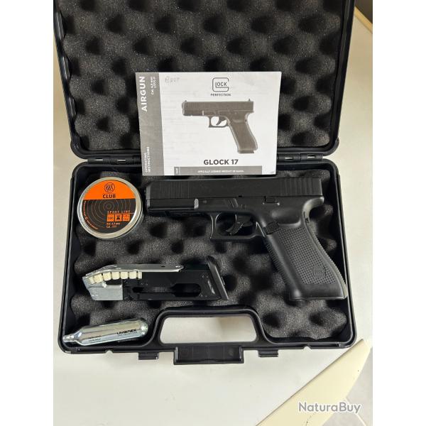 Umerex Pistolet Glock 17 Gen 5 Co2 cal 4.5Diabolo  chaine rotative plombs Umarex  Comme Neuf