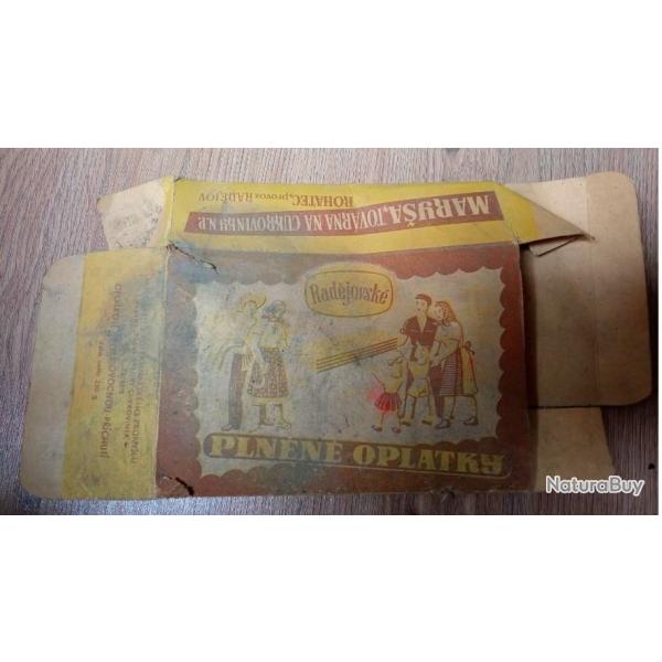 Militaria CSSR Tchcoslovaquie Guerre Froide Bote de Ration de Pain