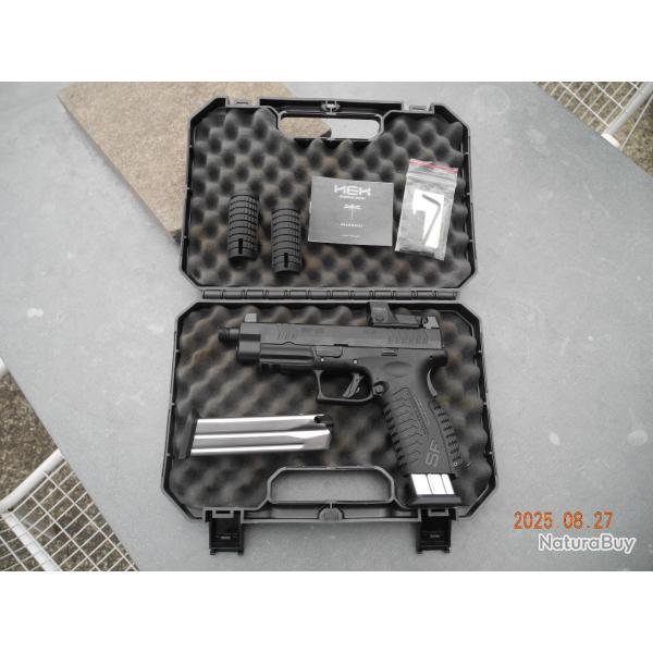 Pistolet HS Product SF19 filete MOS 9x19 point rouge HEX DRAGONFLY