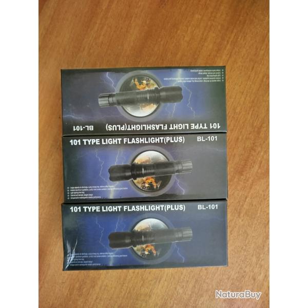 Lot de 3 lampes taser