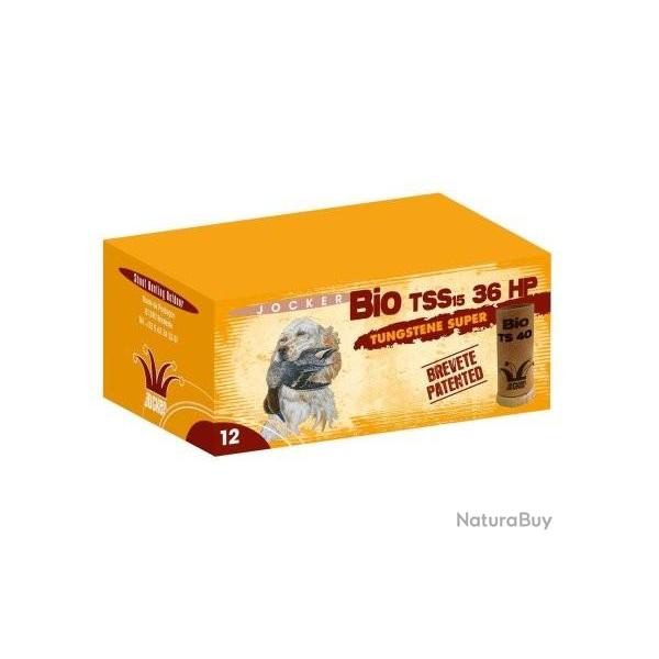 Cartouches JOCKER BIO TSS 36g BJ calibre12/76 TUNGSTENE D15 n8 x10