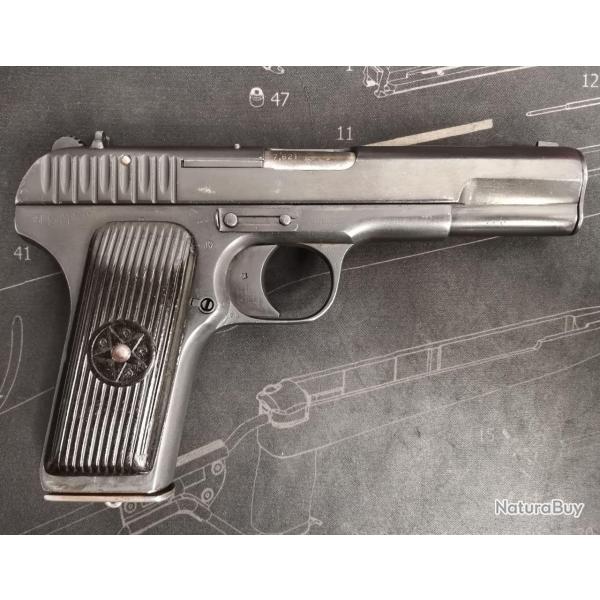 Pistolet TOKAREV TT-30 - Fabrication Russe 1935 - Calibre 7,62 x 25 Tokarev - 19773 (Occasion)