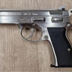 PISTOLET JSL SPITFIRE MARK II 9x19 - Inox - Occasion