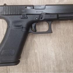 PISTOLET GLOCK 17 GEN 5 calibre 9x19 - Occasion tiré 50 cartouches comme neuf