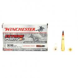 Winchester - Cartouches Cal 308 / Extrême point 150GR