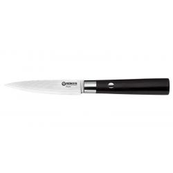 Couteau Boker Cuisine Damas Petty - Lame 100mm - Manche Plywood Noir