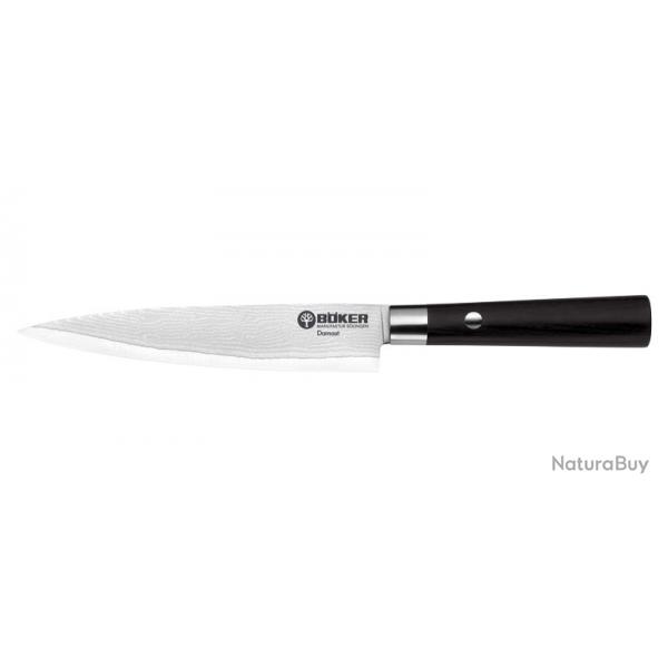 Coutea Boker Cuisine Damas Slicing - Lame 150mm - Manche Plywood Noir