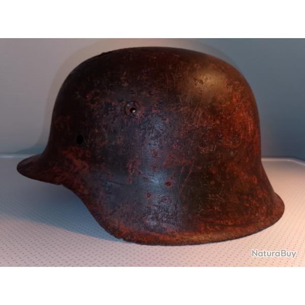 Casque Allemand modle 42 Coque - Deuxime Guerre Mondiale - 1939/1945  (1)