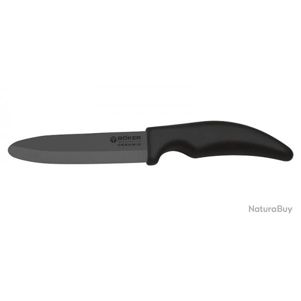 Couteau Bker Cuisine Ceramic ALLZWECKM. Noir - Lame 117mm - Manche Synthtique
