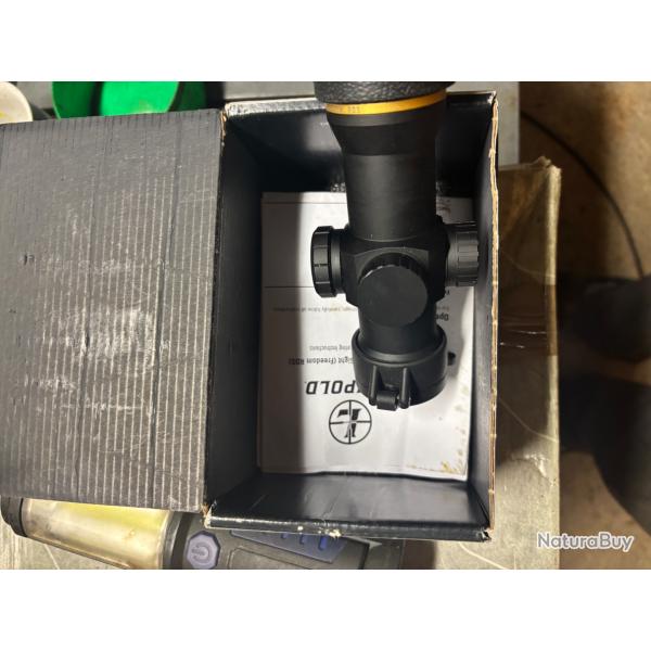 POINT ROUGE LEUPOLD FREEDOM RDS + colliers amovibles Leupold QRW2