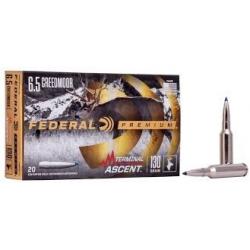 Munitions FEDERAL cal.6.5 creedmoor Terminal Ascent 130gr par 20
