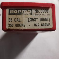 projectiles Norma SP cal. 35whelen (358) 16,2 grammes