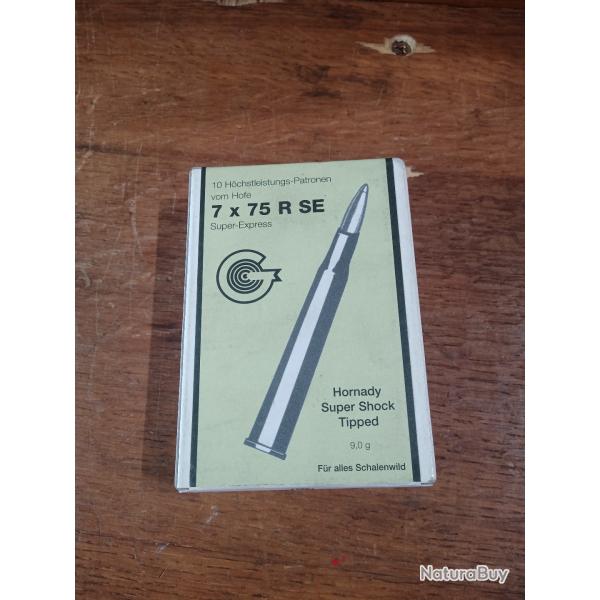 boite de 10 balles cal 7x75 R SE